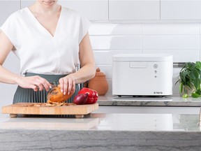 The Tero device is a countertop composting machine.