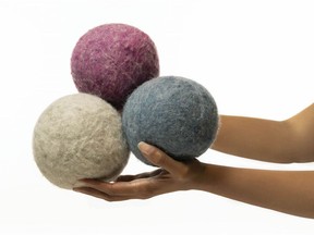 ULAT dryer balls are sold in a set of three.