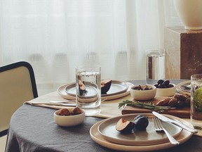 Fable dinnerware is made in Portugal.