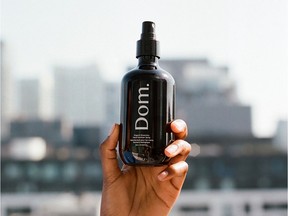 Sanitizer spray from the Canadian brand Dom. ‘We transitioned away from the sterile look of sanitizers and created an organic hand sanitizer that is powerful enough to kill bacteria and viruses while containing ingredients that are safe, clean and nourishing for your skin,’ says Adam Levinson.