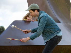 Ben Brown performs on public art installations in various city parks. This Sunday, Sept. 19 he plays Gate to the Northwest Passage in Vanier Park.