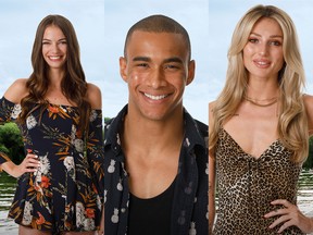 Three Vancouverites are headed to Bachelor in Paradise Canada, from left to right: interior designer Stacy Johnson, 29, filmmaker Josh Guvi, 28, and model Kit Blaiklock, 27.