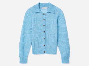 ‘The Alpaca’ cardigan, $174 at Everlane, everlane.com.