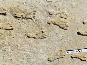 Are these the footprints of the first-known American teen?