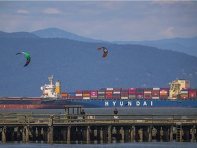 View of Vancouver from Jericho beach