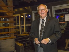 Liberal incumbent for Fleetwood Port Kells, Ken Hardie, meets with election supporters early at Tap House Bar & Grill in Surrey on Sept. 20, 2021.
