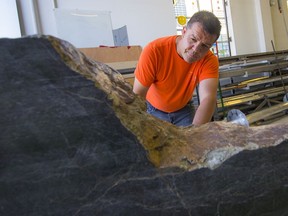 D'Arcy Basil is going to carve a massive jade rock for the Kamloops Residential School Monument.
