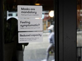 Pictured is a restaurant on Granville Street.