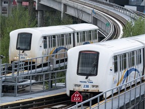 SkyTrain service between Braid and Columbia has resumed Friday.