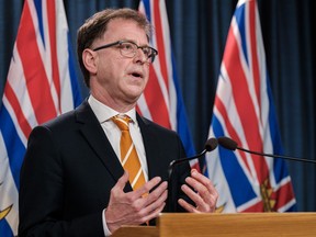 Health Minister Adrian Dix in May, 2021.