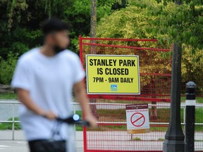 Fencing at Stanley Park as the city steps up efforts to remove dangerous coyotes which have attacked over 40 people recently.