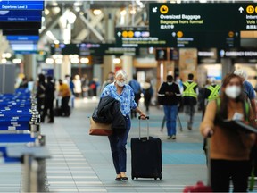 RICHMOND, September 7, 2021 - Scenes from Vancouver International Airport (YVR) in the domestic terminal as international flights resume in Richmond, BC., on September 7, 2021. 

(NICK PROCAYLO/PNG) 



00065563A ORG XMIT: 00065563A [PNG Merlin Archive]