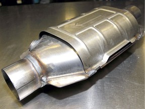 With the help of police in Vancouver and Burnaby, North Vancouver RCMP arrested two men for allegedly stealing a catalytic converter off a Honda CRV.