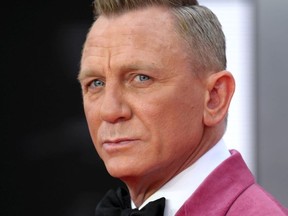 Daniel Craig attends the "No Time To Die" World Premiere at Royal Albert Hall on September 28, 2021 in London, England.