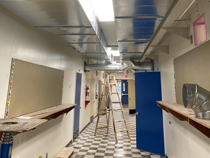  HVAC upgrades made last year at Eastview Elementary in North Vancouver.