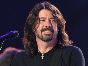 Dave Grohl of the Foo Fighters during the taping of the "Vax Live" fundraising concert at SoFi Stadium in Inglewood, Calif., May 2, 2021.