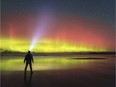 Landscape photographer John Finney captured this stunning image of the spectacular Aurora Borealis from Hopeman Beach near Lossiemouth on the coast of Moray Firth in Scotland, United Kingdom, on Oct. 30, 2021.
