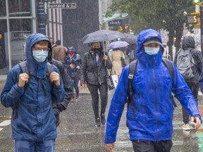Expect periods of rain on Thursday in Metro Vancouver.