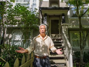Tony Chan in front of his home in Richmond on Sept. 7.