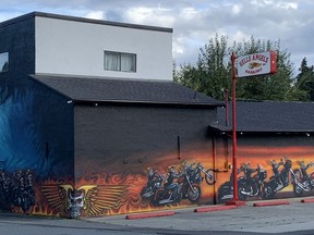 Hells Angel’s Nanaimo clubhouse.