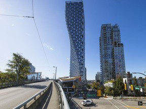 Vancouver House at left.