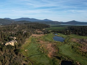 The golf course at Running Y Ranch Resort.