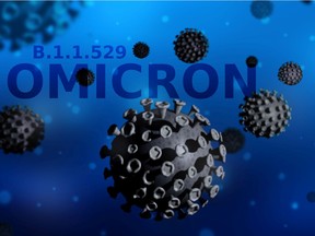 Nov. 30, 2021 - stock images for Omicron variant.