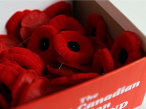 Three locations in north Burnaby had poppy boxes stolen in November 2021.