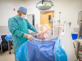 A file photo of Dr. John Yee, the director of the lung transplant program at Vancouver General Hospital. Since April 2021, Yee has performed nine double lung transplants on people who suffered severe lung damage from COVID-19.