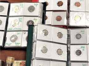 Surrey RCMP is trying to find the owner of this coin collection, which was seized as part of a criminal investigation in December 2018.