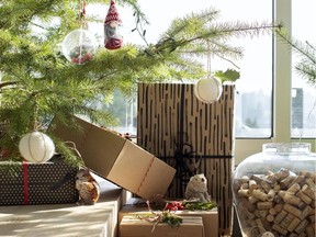 Vancouver home decorated by  Gaile Guevara Studio for the Homes for the Holidays tour.