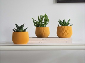 Planter pots by Vancouver-based Conifer Homewares.