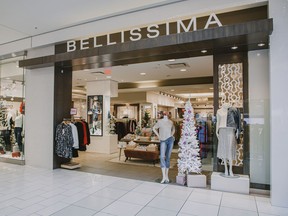 The Bellissima store in Southcentre Mall in Calgary.