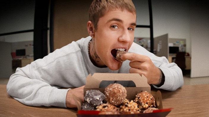 Justin Bieber's Timbiebs Timbits have launched at Tim Hortons 