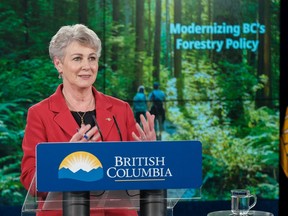 Forests Minister Katrine Conroy.