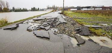 Roads are still washed out and impassable in Abbotsford.