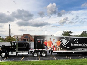 This is a file photo of a Samaritan's Purse disaster relief trailer. The Christian group has four, including two helping out in B.C. with the floods.