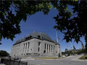 The Supreme Court of Canada is seen in Ottawa, on Thursday, June 17, 2021.