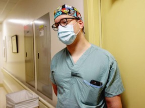 ICU and ER physician Dr. Adam Thomas, who is 36, says he's treating fathers his age with young children putting them on a ventilator "knowing it's unlikely they're going to see their kids again."