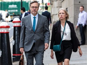 John Letts and Sally Lane in London in 2018.