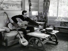 Johnny Cash at home, circa 1960. At the Carousel Ballroom, recorded only days before the release of his live At Folsom Prison album, is a never-heard-before live concert of 28 songs that were recorded by Summer of Love recording engineer/chemist Owsley Stanley.