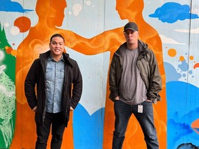 Mark De La Cruz (left) and Michael Sosnowsky are case managers with Surrey school district's WRAP program that cares for troubled teens and their families.