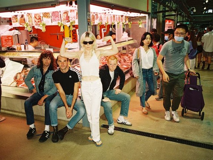  Amyl and the Sniffers are a Melbourne, Australia, punk rock band whose new album is titled Comfort To Me.