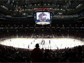 Fans returned to Rogers Arena for the first time since March 2020 on October 3, 2021.