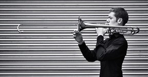 Trombonist Peter Moore.