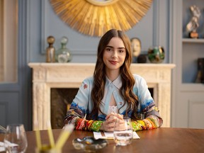 Lily Collins as Emily in Emily in Paris.
