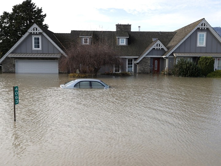  Hundreds of homes were flooded during the 2021 storms, including this one in Abbotsford.