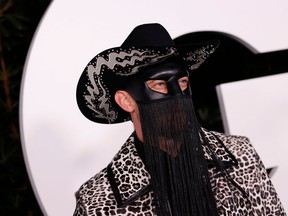 Orville Peck attends the GQ "Men of the Year" party  at The West Hollywood EDITION on November 18, 2021 in West Hollywood, California.