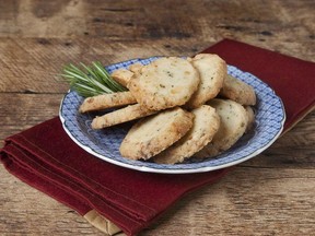 Blue Cheese and Rosemary Shortbread for ATCO Blue Flame Kitchen for Dec. 1, 2021; image supplied by ATCO Blue Flame Kitchen