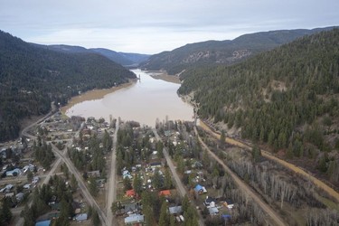 CP-Web. A swollen Otter Lake is pictured in Tulameen, B.C., Friday, December 3, 2021.